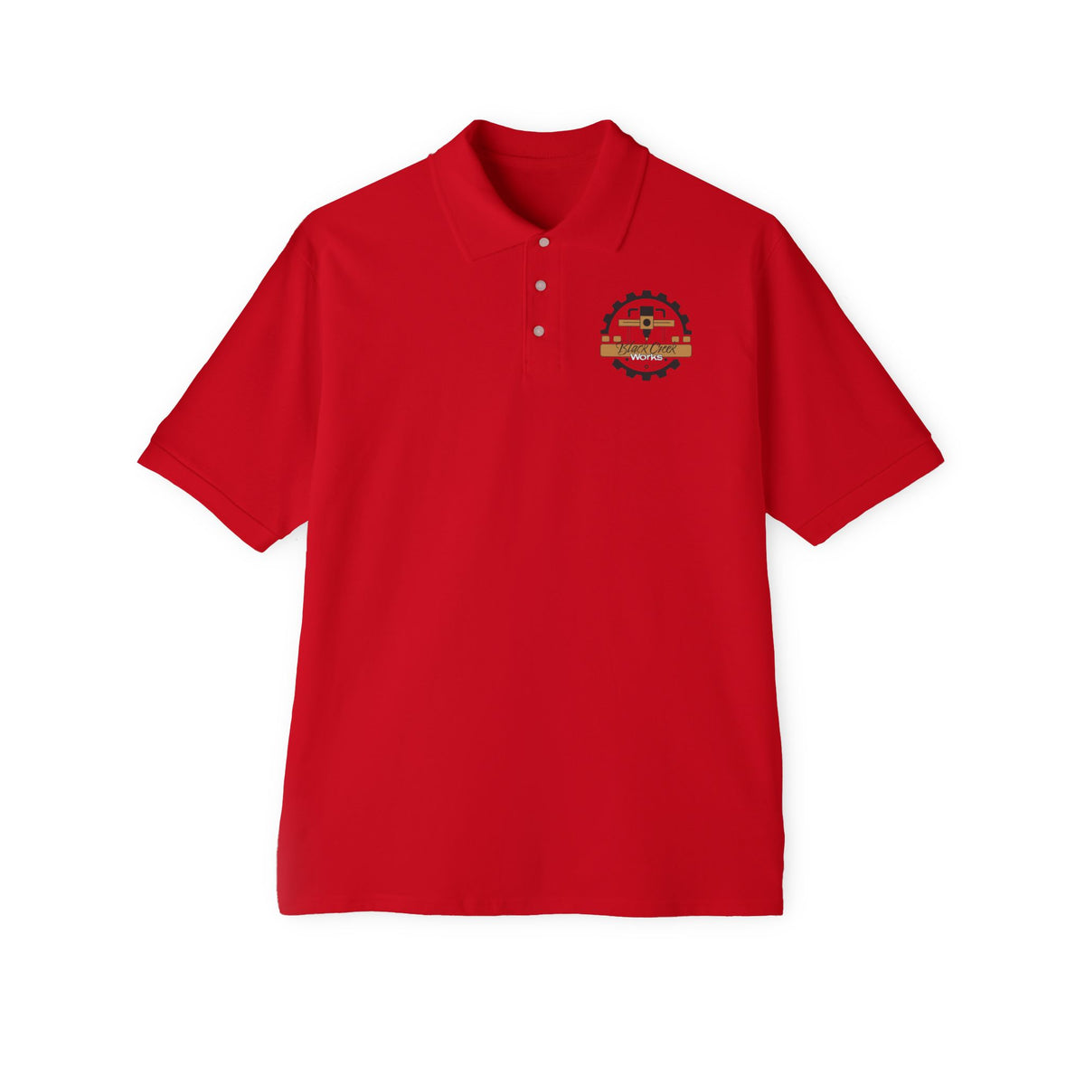 Logo Men's Polo — Vintage Golf Shirt-thumbmail-3