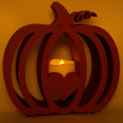 Pumpkin LED Tealight Holder
