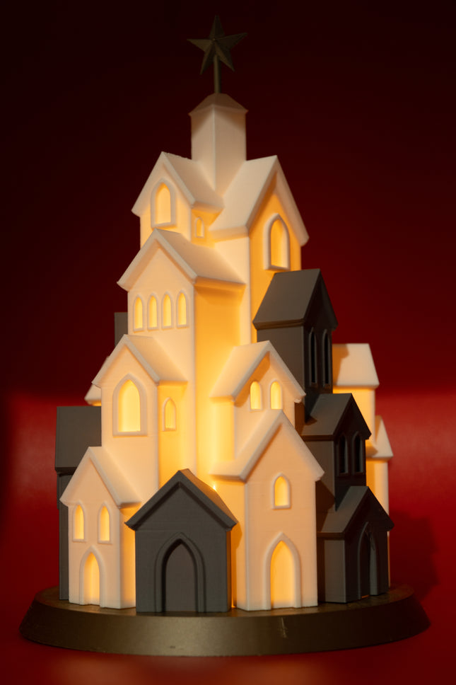 Winter Village Table Lamp