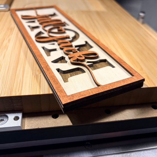 Wooden 3D Mom Sign