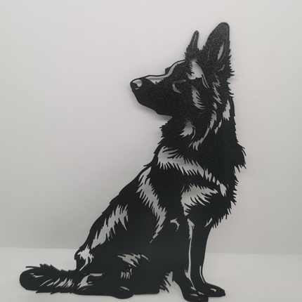 2D German Shepard Wall Art by 2D Arts