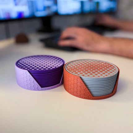 Hexa Coaster Set by Lunfardo