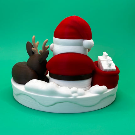 Santa's Bonfire Tealight Lamp