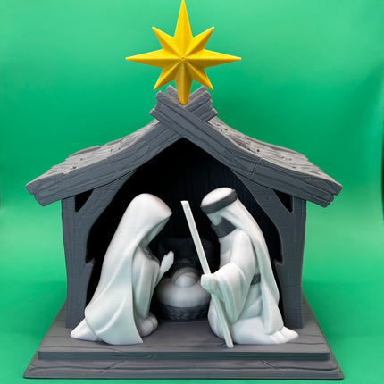 Nativity Scene Tealight Lamp