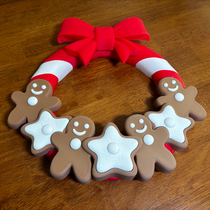 The Peppermint Gingerbread Wreath