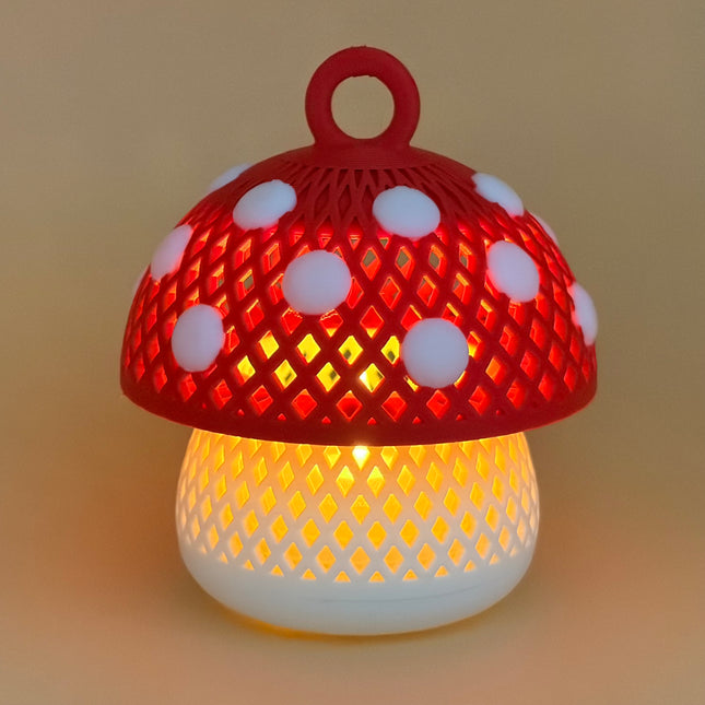 Mushroom Tealight Lantern (Hanging Version)