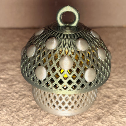 Mushroom Tealight Lantern (Hanging Version)