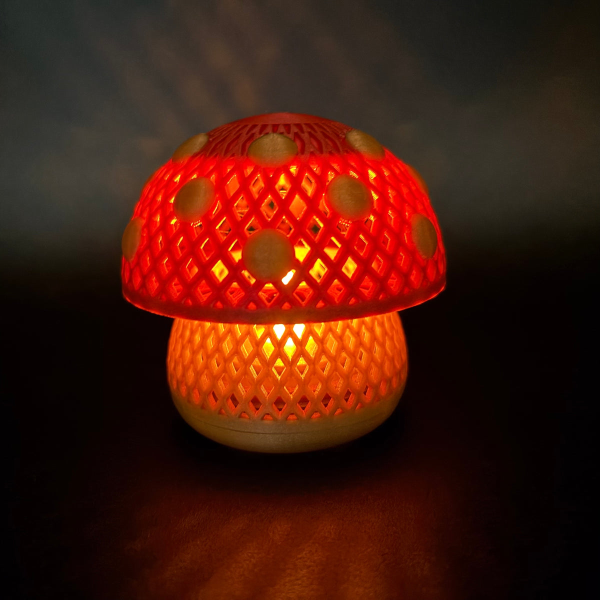 Mushroom Tealight Lantern (Tabletop Version)-thumbmail-4
