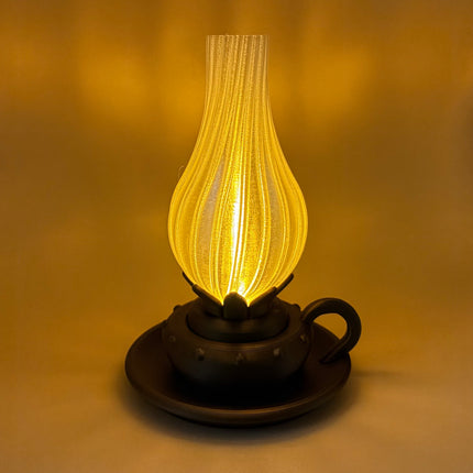 Old Fashioned Oil Lamp Tealight Lantern