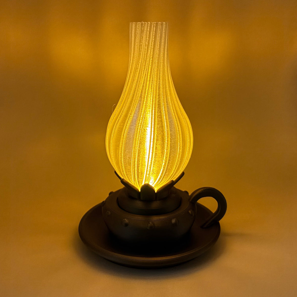 Old Fashioned Oil Lamp Tealight Lantern-thumbmail-4