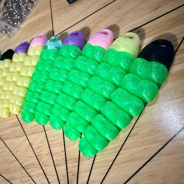 Rattlesnake Rattler Keychain