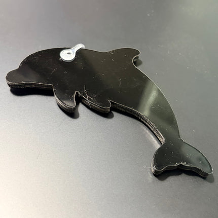 Acrylic Dolphin Keychain