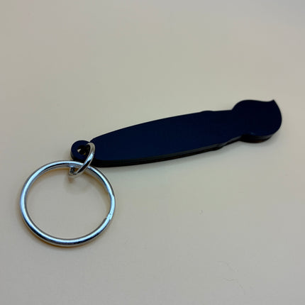 Laser Cut Wood & Acrylic Artist Keychain