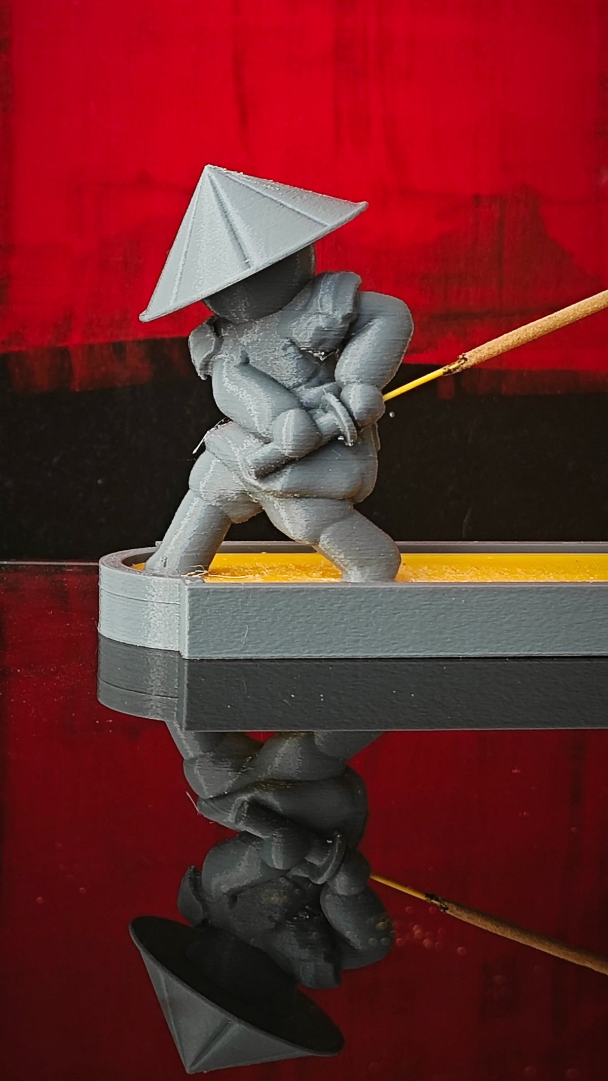 Samurai Sword Incense Holder by Kraken.STL