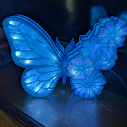 Butterfly Flowers Lightbox