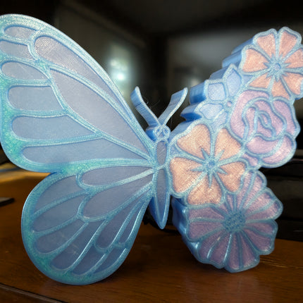 Butterfly Flowers Lightbox