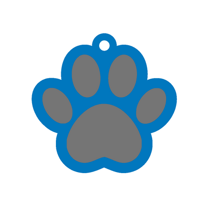 Paw Print Keychain