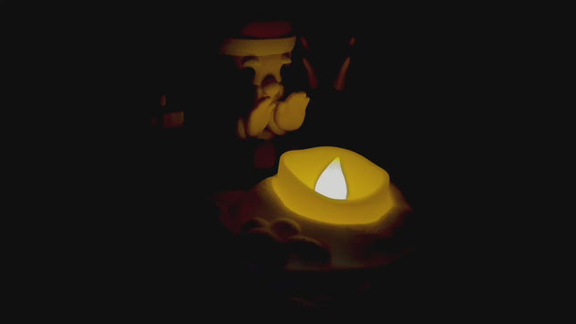 Santa's Bonfire Tealight Lamp