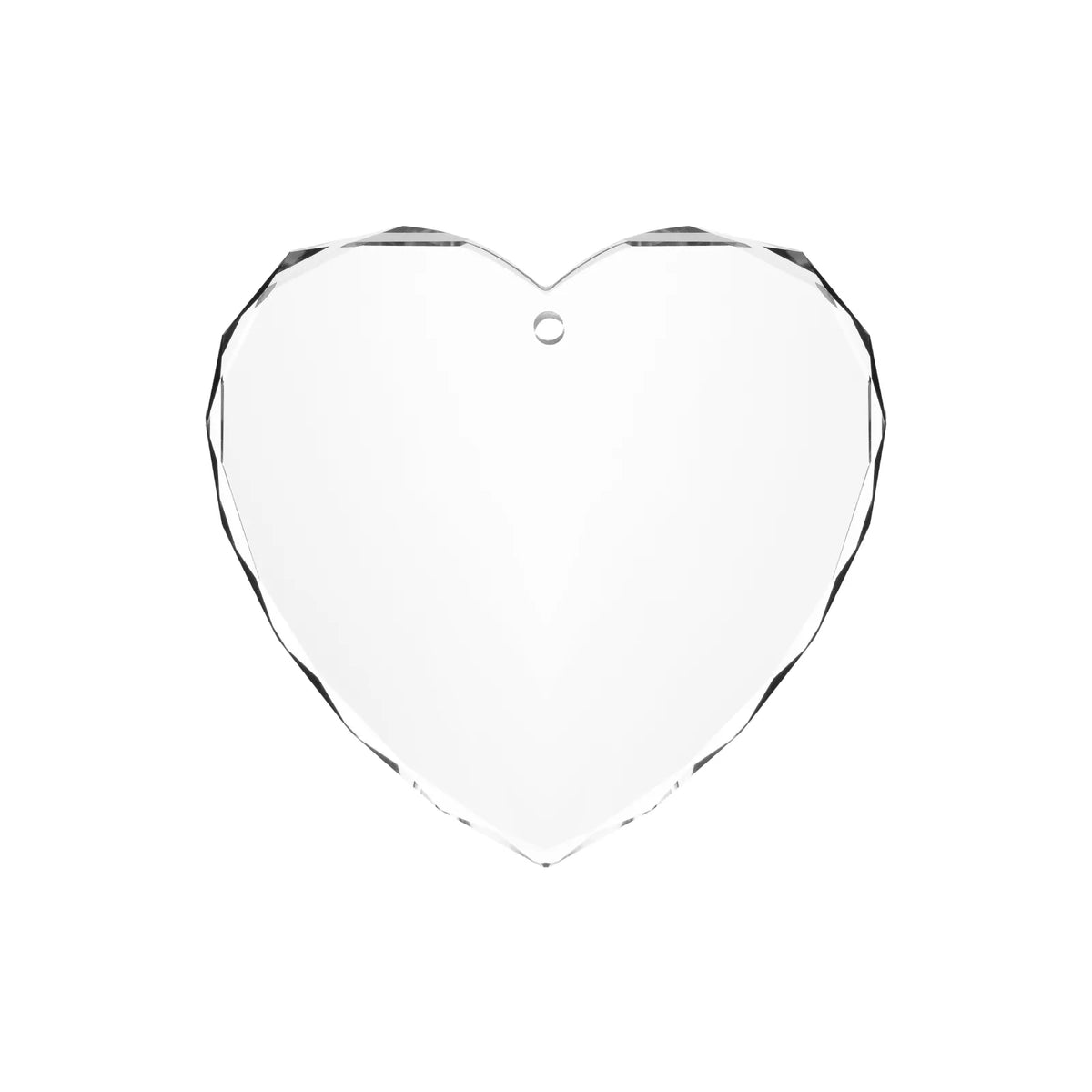 Faceted Heart-Shaped Crystal Ornament-thumbmail-1